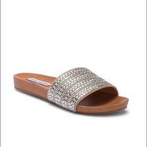 Steve Madden Jeweled Dazzle Slides